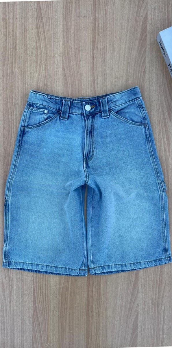 Denim Bermuda Shorts