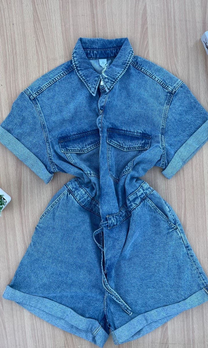 Denim Boilersuit Romper