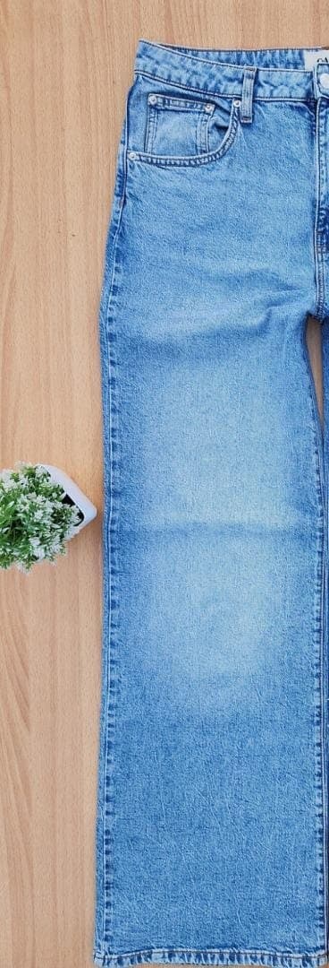 Light Wash Wide Jeans